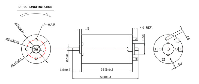 2238電動窗簾電機(jī)齒輪圖